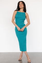 Natia Tank Dress | Teal - Baltic Born